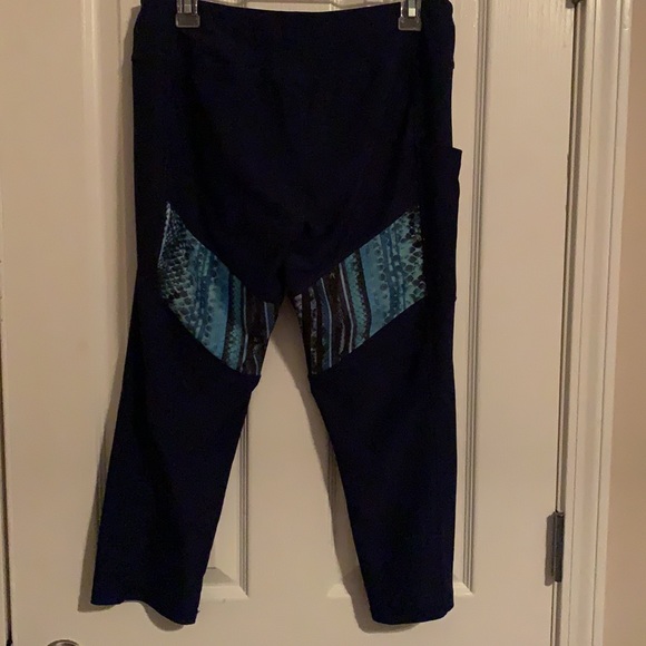 X GOTTEX SPANDEX FITNESS PANTS CROPPED - Picture 4 of 6